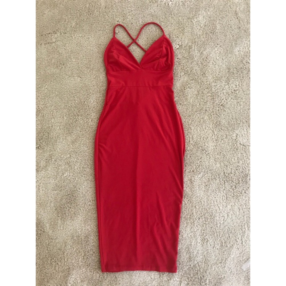 Bodycon, midi length dress